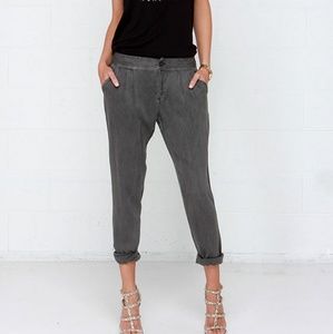 RVCA Sivall Charcoal Grey Pants Size Small